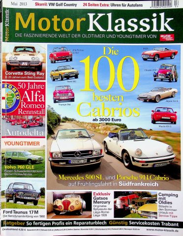 Deckblatt Motor Klassik (05/2013)